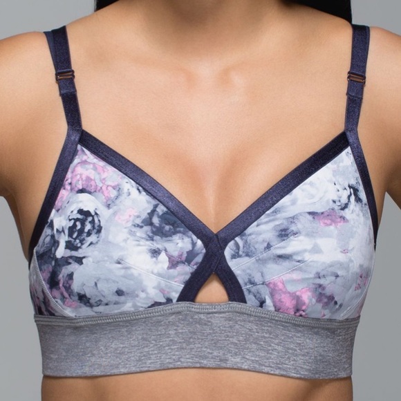 lululemon athletica Other - LULULEMON If You're Lucky Bra Moody Mirage Navy 8